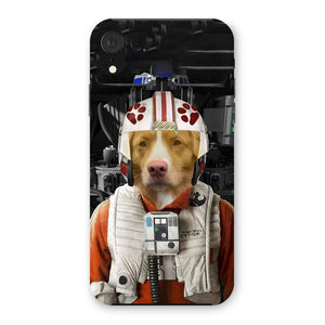 The Rebel Pilot (Star Wars Inspired): Custom Pet Phone Case - Paw & Glory - Dog Portraits - Pet Portraits