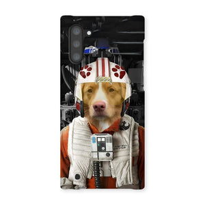 The Rebel Pilot (Star Wars Inspired): Custom Pet Phone Case - Paw & Glory - Dog Portraits - Pet Portraits