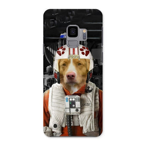 The Rebel Pilot (Star Wars Inspired): Custom Pet Phone Case - Paw & Glory - Dog Portraits - Pet Portraits