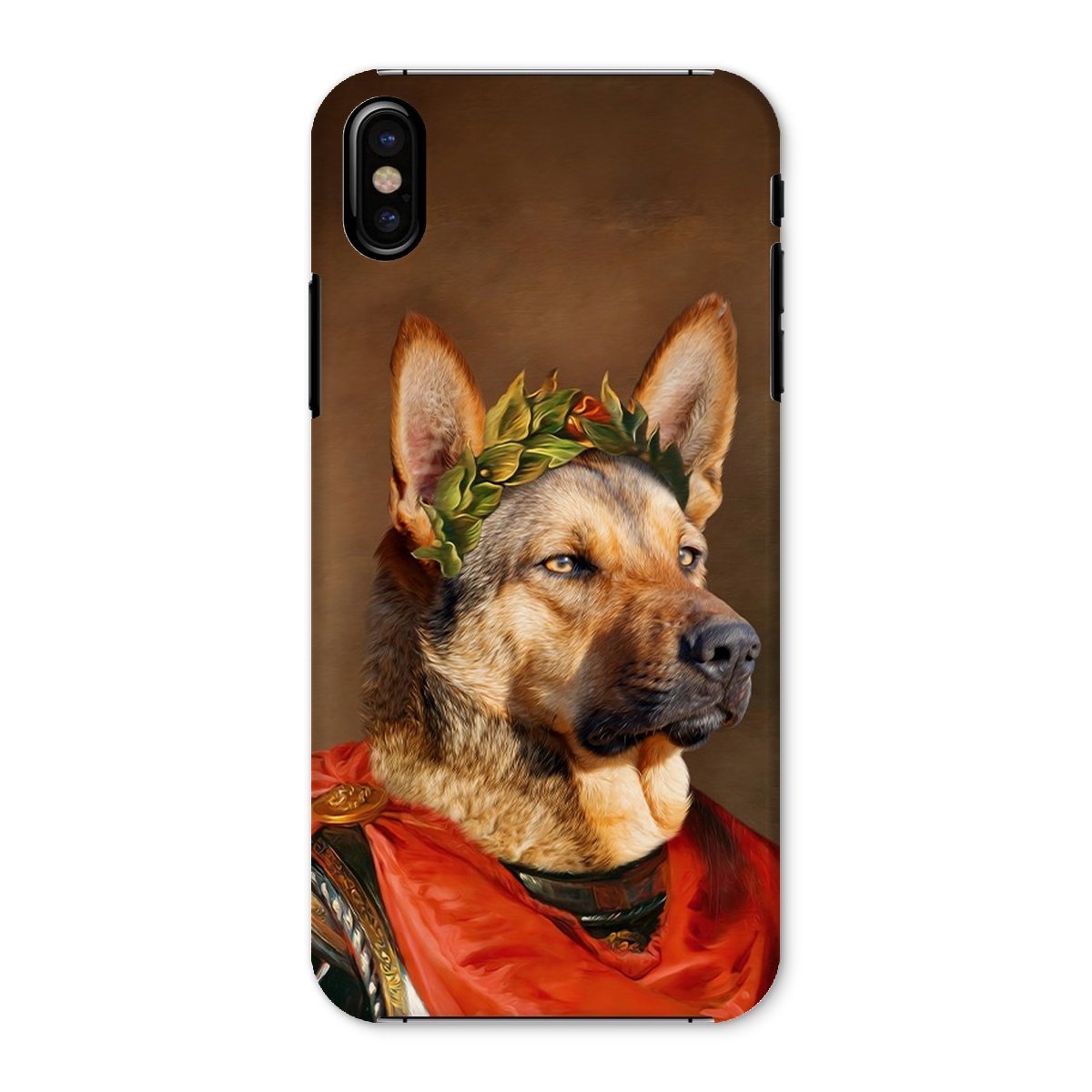 The Roman Emperor: Custom Pet Phone Case - Paw & Glory - Dog Portraits - Pet Portraits