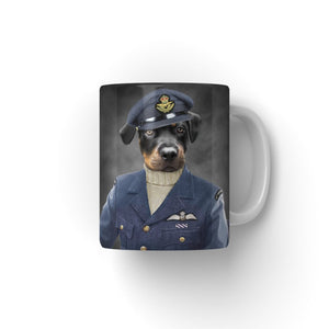 The Royal Airforce Pilot: Custom Pet Coffee Mug - Paw & Glory - Dog Portraits - Pet Portraits