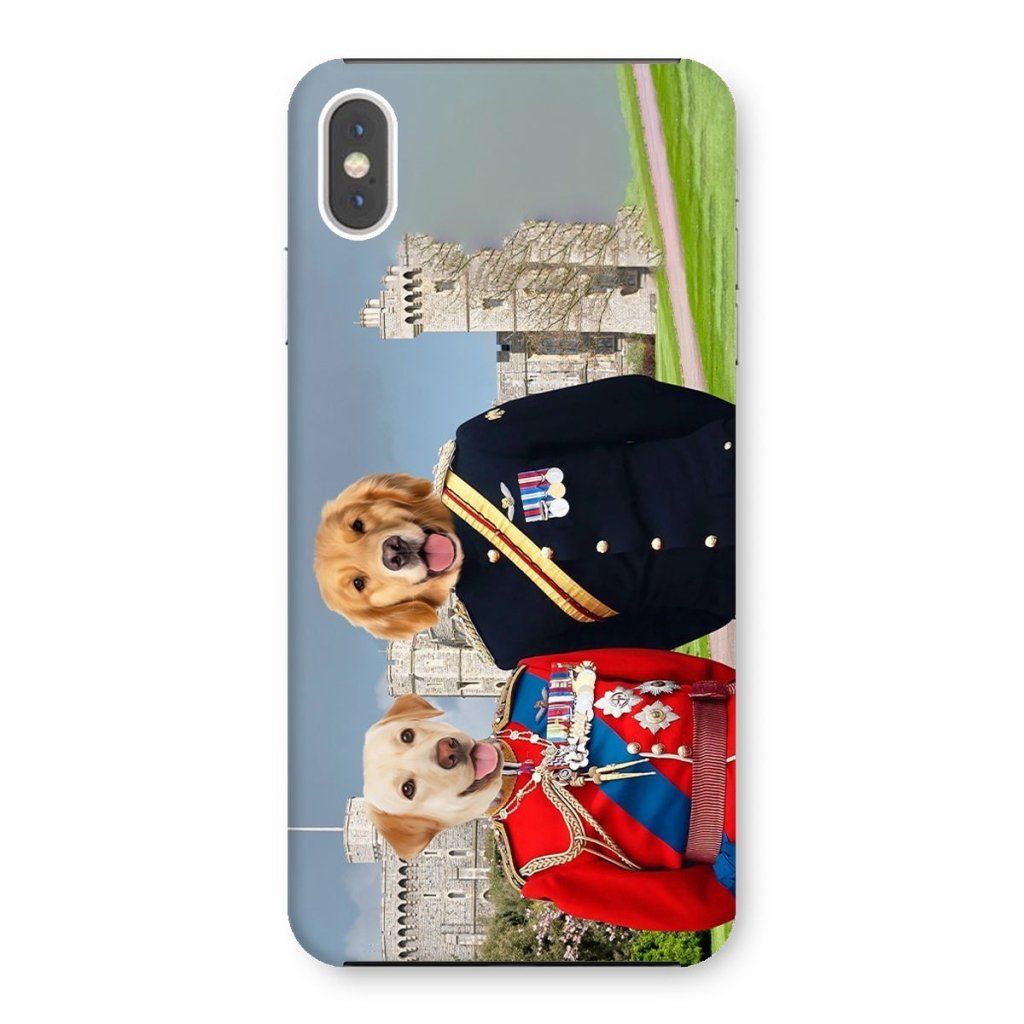The Royal Dukes: Custom Pet Phone Case - Paw & Glory - Dog Portraits - Pet Portraits