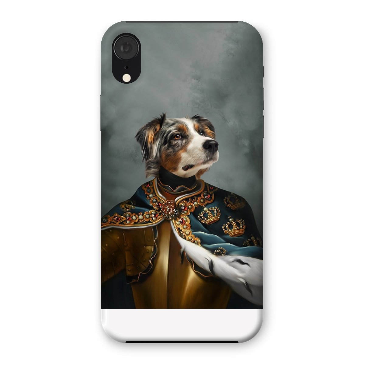 The Royal Knight: Custom Pet Phone Case | royal pet portrait | Paw & Glory