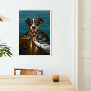 The Royal Knight: Custom Pet Portrait - Paw & Glory - Dog Portraits - Pet Portraits