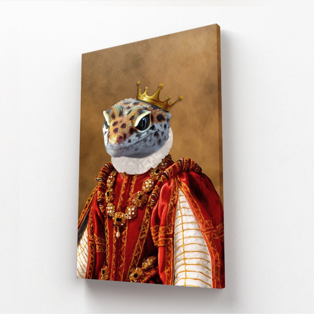 The Ruby Queen: Animal Art Canvas - Paw & Glory - Dog Portraits - Pet Portraits