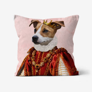 The Ruby Queen: Custom Pet Pillow - Paw & Glory - Dog Portraits - Pet Portraits