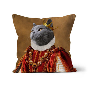 The Ruby Queen: Custom Pet Pillow - Paw & Glory - Dog Portraits - Pet Portraits