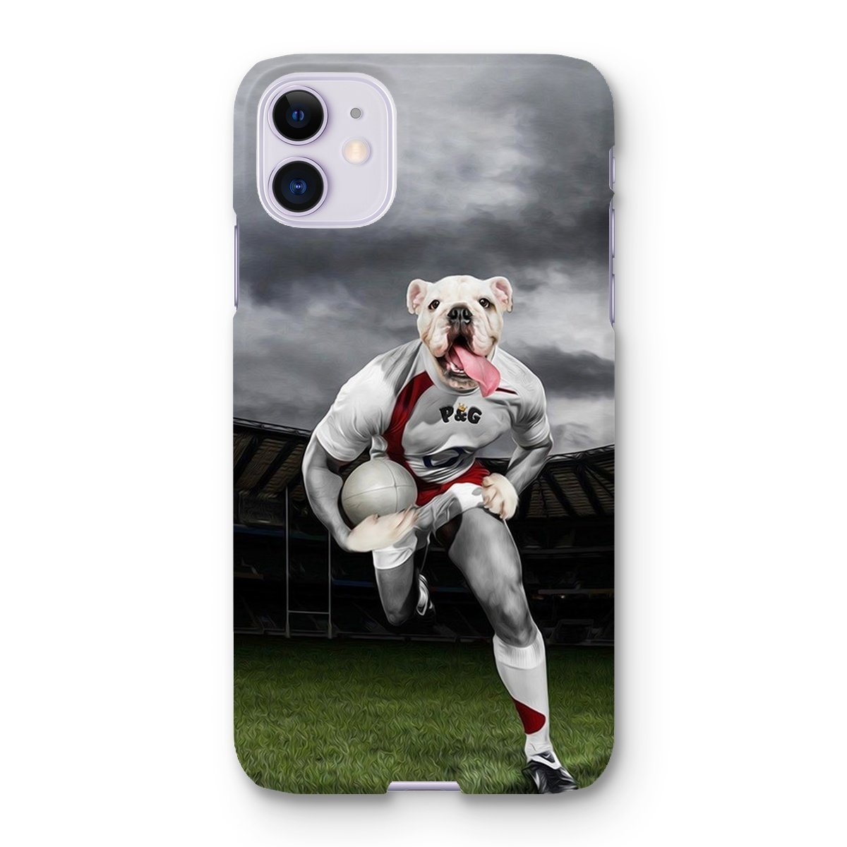The Rugby Winger: Custom Pet Phone Case - Paw & Glory - Dog Portraits - Pet Portraits