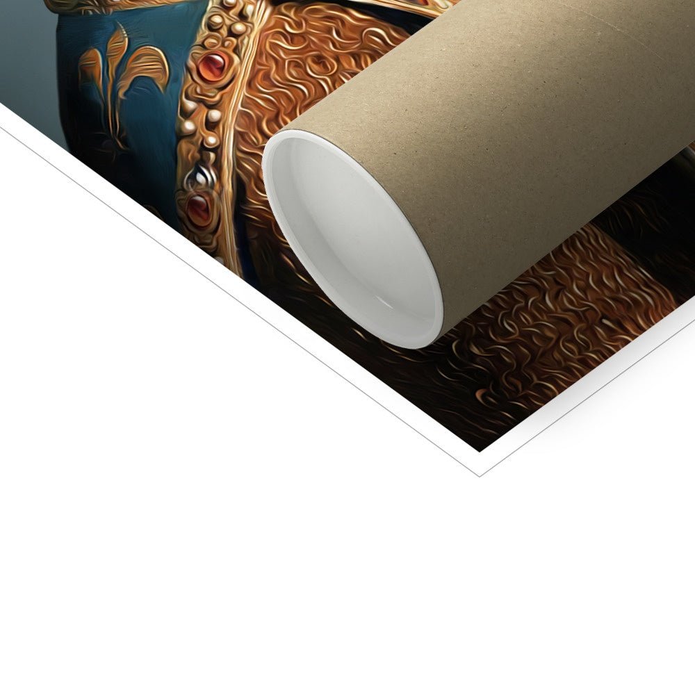 The Rulers: Custom Pet Poster - Paw & Glory - Dog Portraits - Pet Portraits