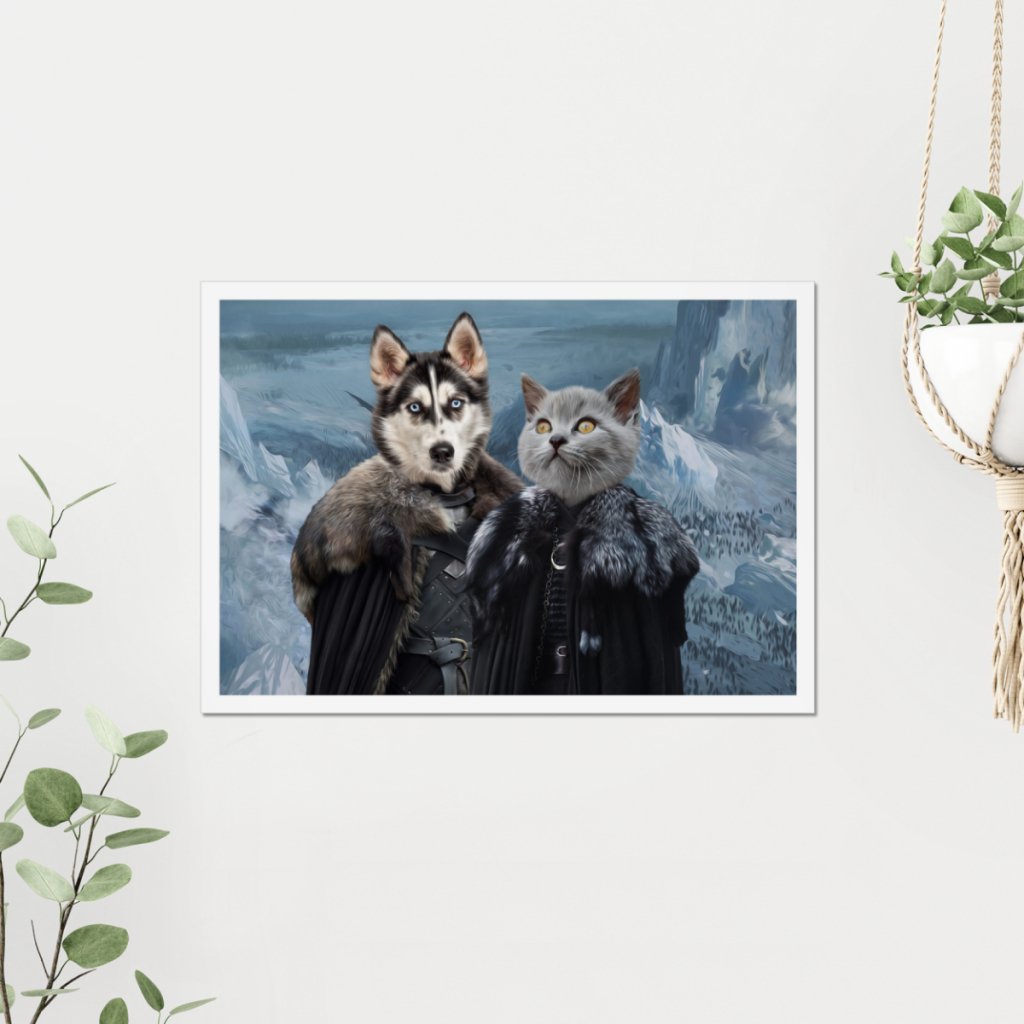 Fantasy Rulers Custom Pet Poster | Custom Pet Portrait Print | Paw & Glory