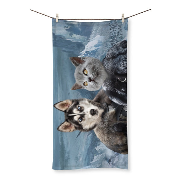 Fantasy Rulers Custom Pet Towel | Custom Pet Portrait | Paw & Glory