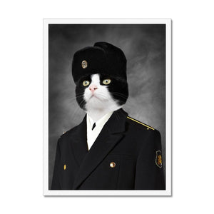 The Russian Cadet: Custom Pet Portrait - Paw & Glory - Dog Portraits - Pet Portraits