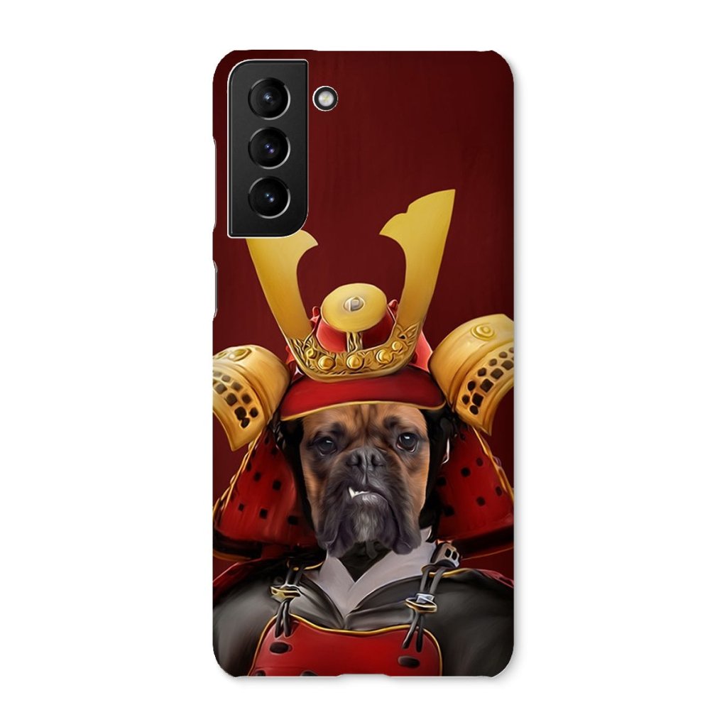 The Samurai: Custom Pet Phone Case - Paw & Glory - Dog Portraits - Pet Portraits