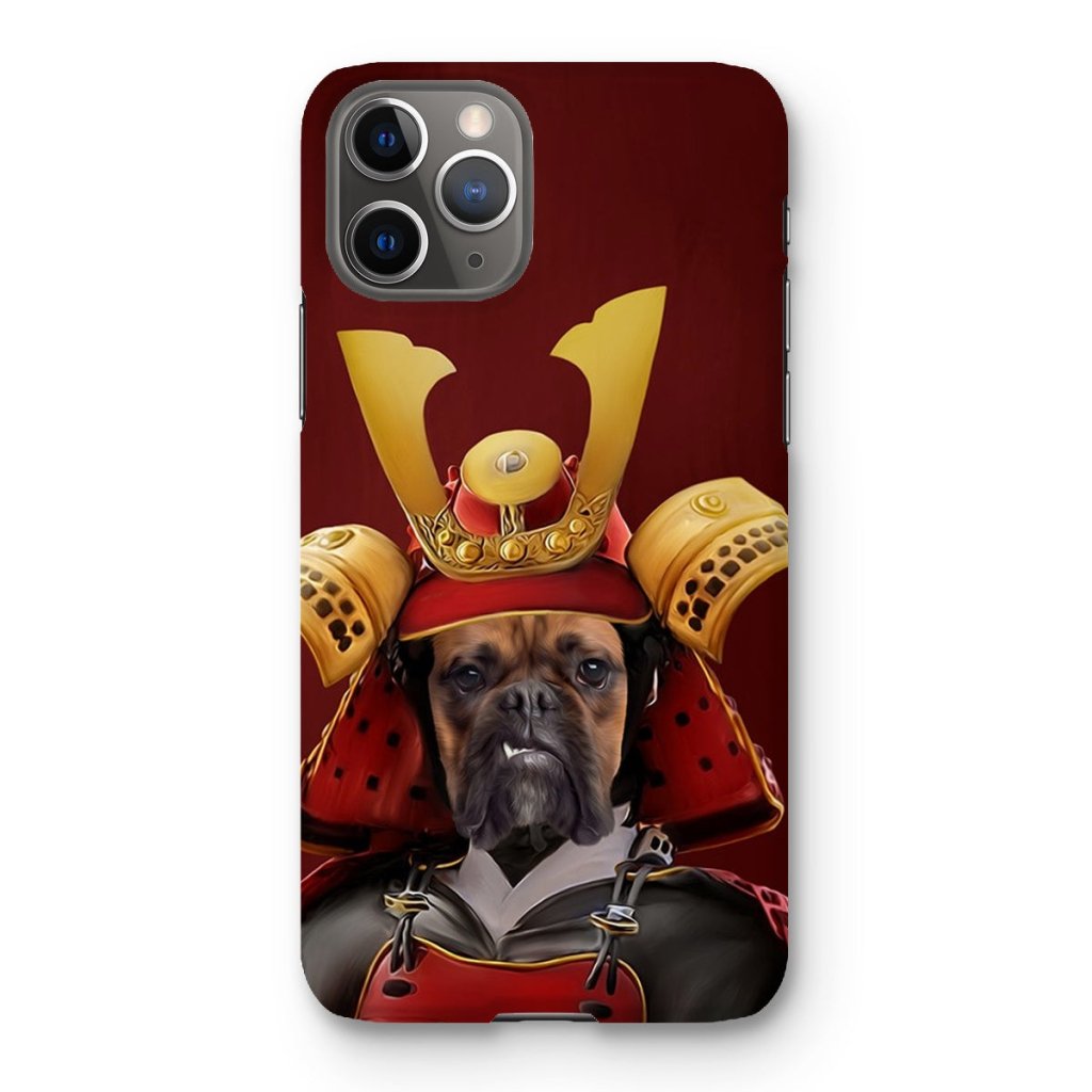 The Samurai: Custom Pet Phone Case - Paw & Glory - Dog Portraits - Pet Portraits
