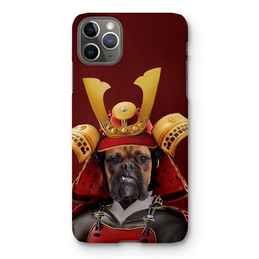 The Samurai: Custom Pet Phone Case - Paw & Glory - Dog Portraits - Pet Portraits