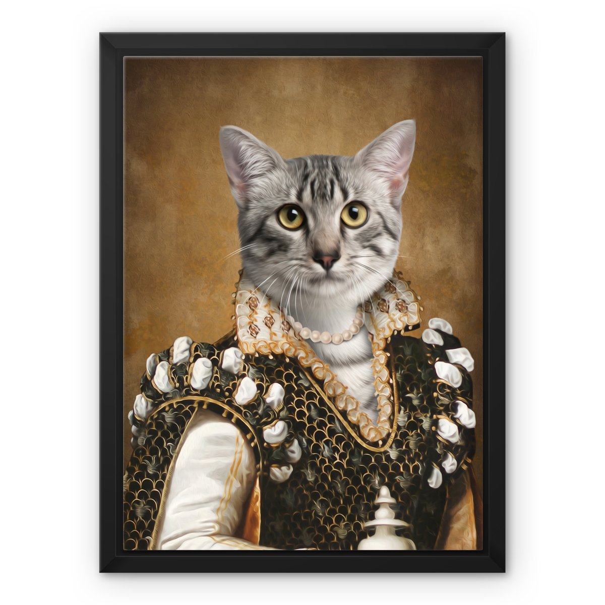 The Savant: Custom Pet Canvas - Paw & Glory - Dog Portraits - Pet Portraits