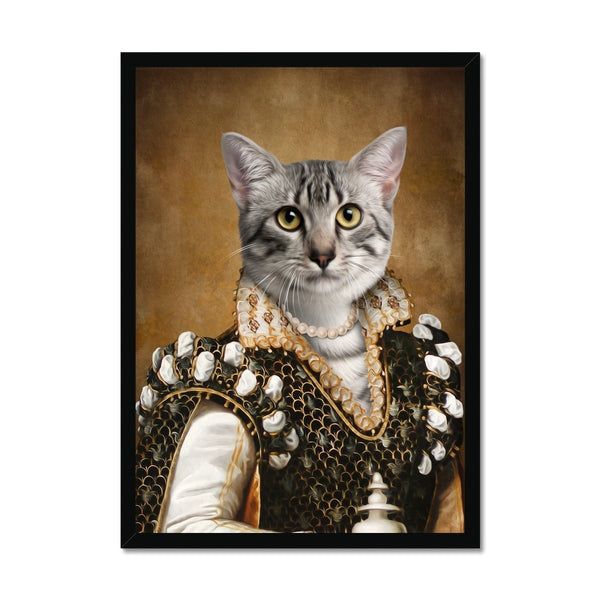 The Savant: Custom Pet Portrait | framed pet portrait | Paw & Glory