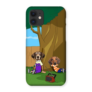 The Schemers (Phineas and Ferb Inspired): Custom Pet Phone Case - Paw & Glory - Dog Portraits - Pet Portraits