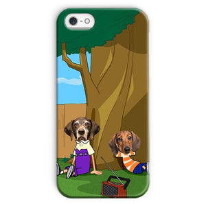 The Schemers (Phineas and Ferb Inspired): Custom Pet Phone Case - Paw & Glory - Dog Portraits - Pet Portraits