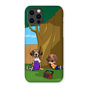 The Schemers (Phineas and Ferb Inspired): Custom Pet Phone Case - Paw & Glory - Dog Portraits - Pet Portraits