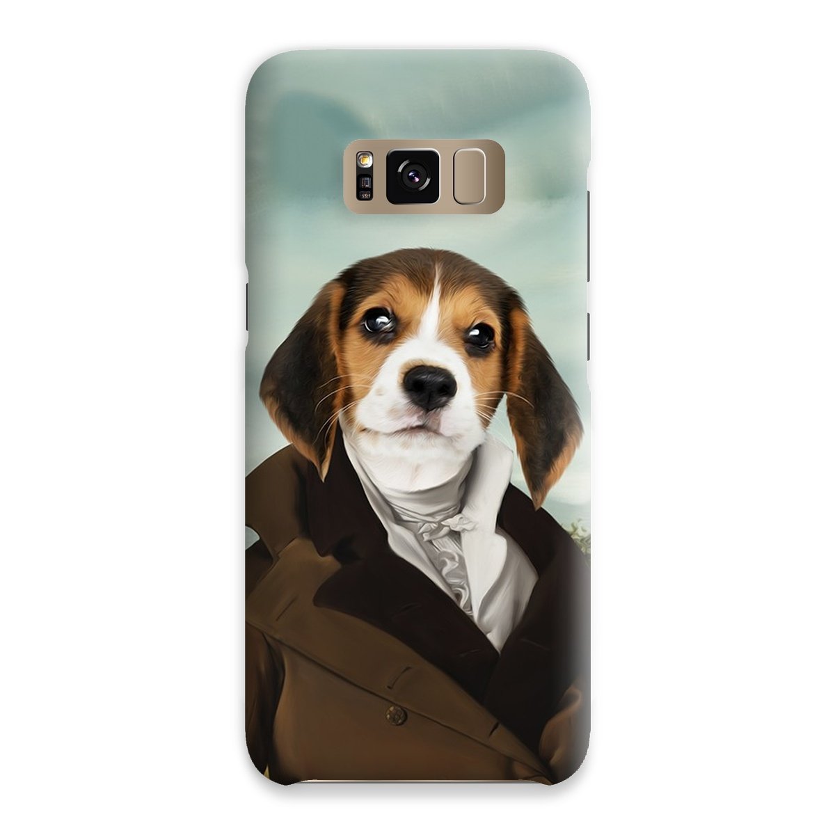 The Scholar: Custom Pet Phone Case - Paw & Glory - Dog Portraits - Pet Portraits