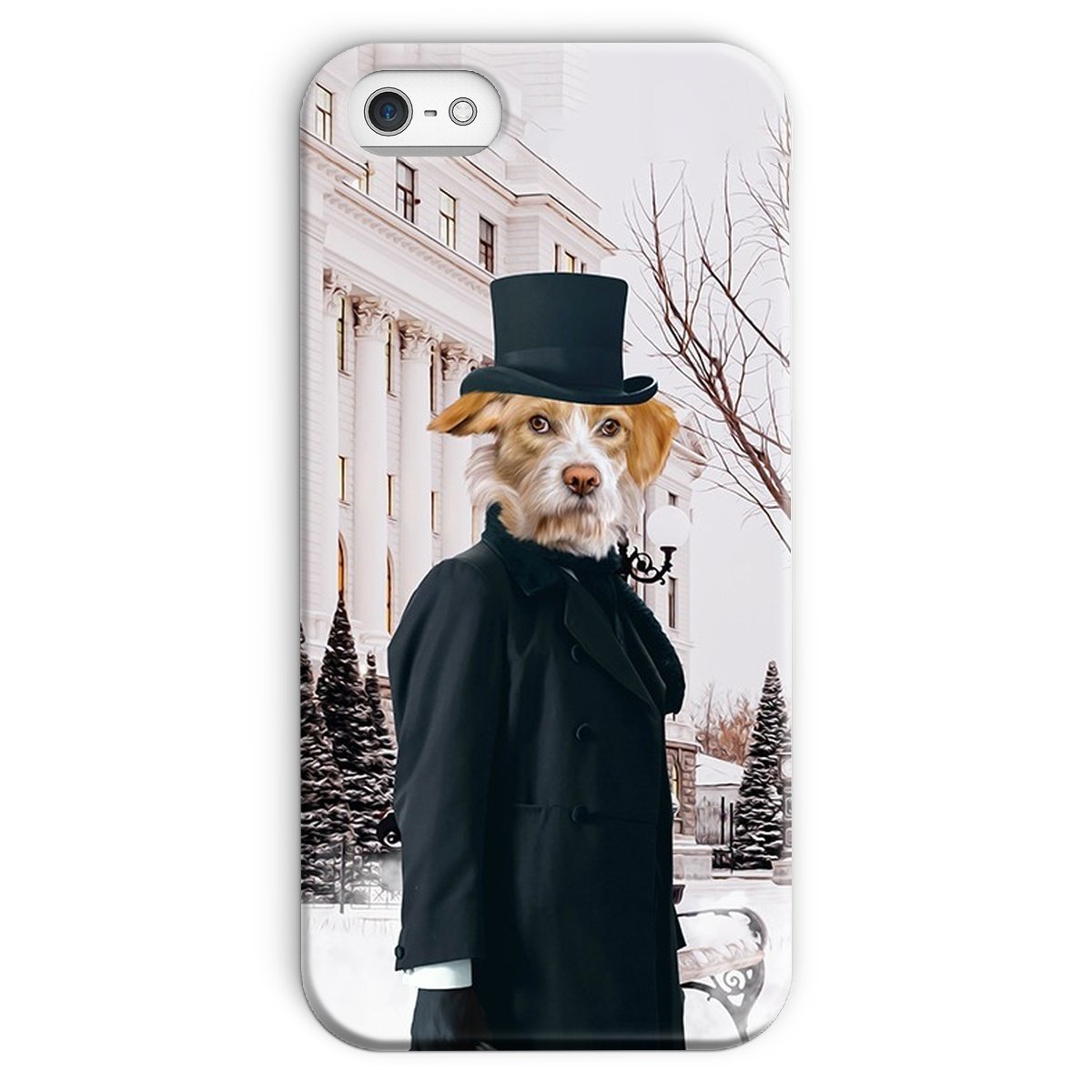 The Scrooge: Custom Pet Phone Case - Paw & Glory - Dog Portraits - Pet Portraits