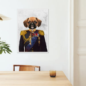 The Seasoned Sergeant: Custom Pet Portrait - Paw & Glory - Dog Portraits - Pet Portraits