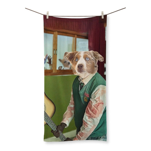 School Survivor Custom Pet Towel | Custom Pet Portrait | Paw & Glory