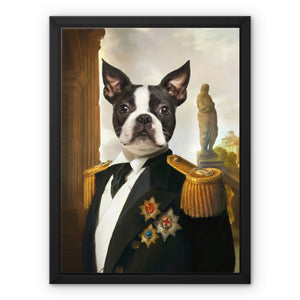 The Sergeant: Custom Pet Canvas - Paw & Glory - Dog Portraits - Pet Portraits