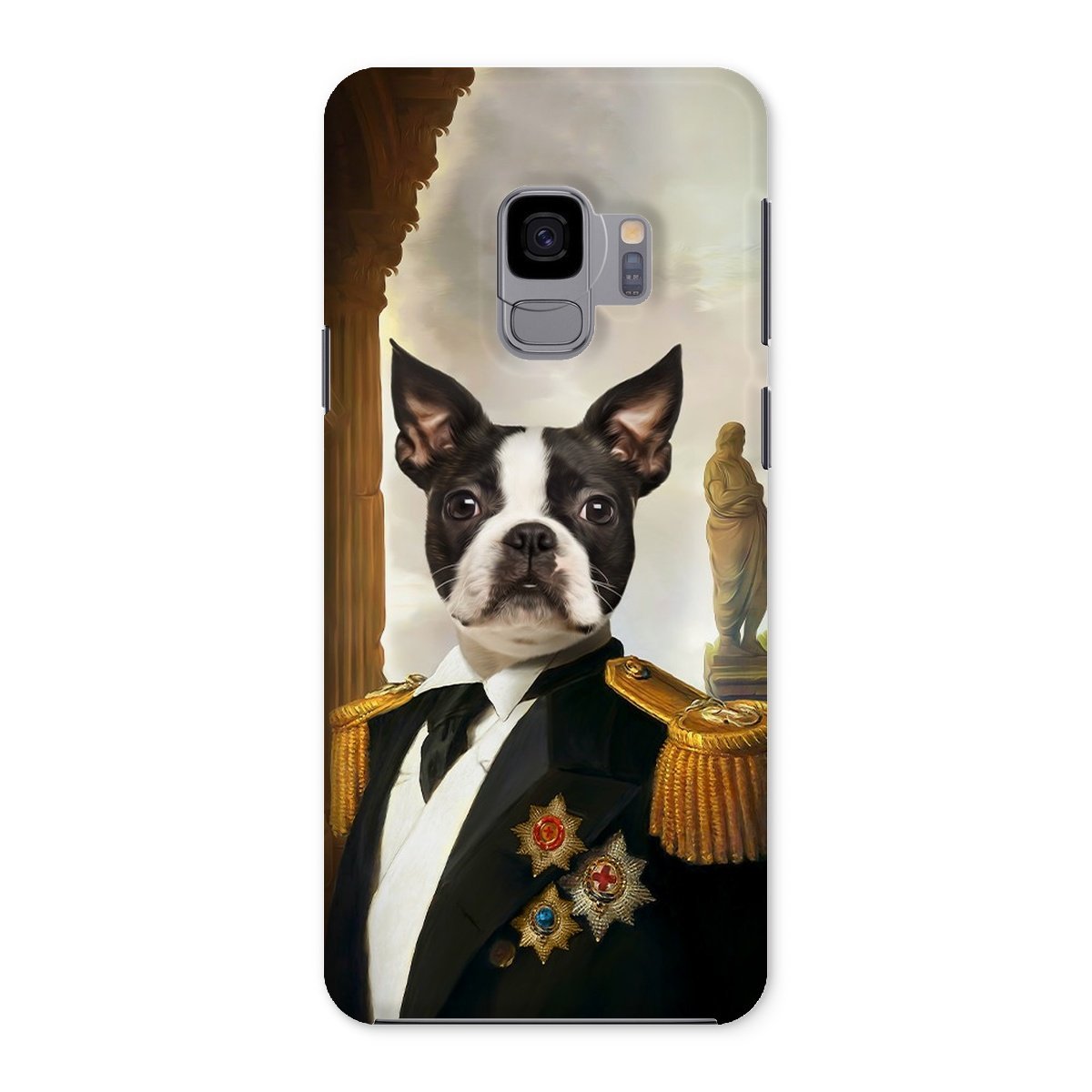 The Sergeant: Custom Pet Phone Case - Paw & Glory - Dog Portraits - Pet Portraits