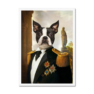 The Sergeant: Custom Pet Portrait - Paw & Glory - Dog Portraits - Pet Portraits