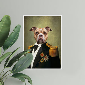 The Sergeant: Custom Pet Portrait - Paw & Glory - Dog Portraits - Pet Portraits
