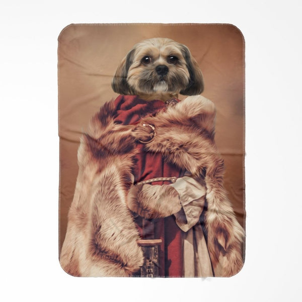 Viking Warrior Queen Custom Pet Blanket | Pet Lover Gift | Paw & Glory