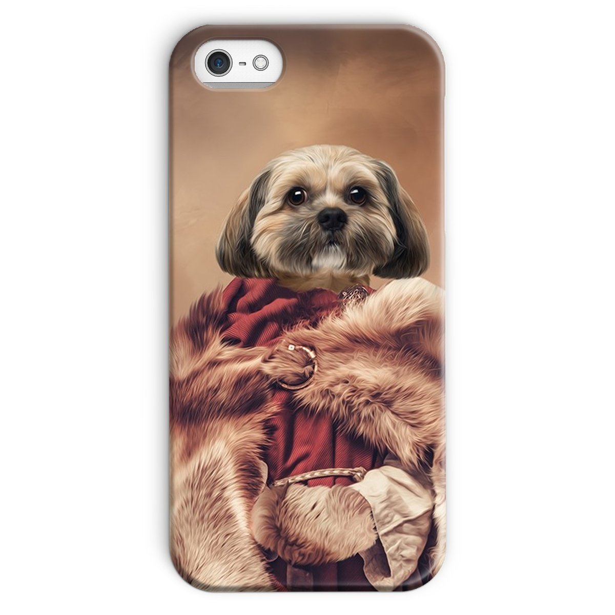 The She Viking: Custom Pet Phone Case - Paw & Glory - Dog Portraits - Pet Portraits