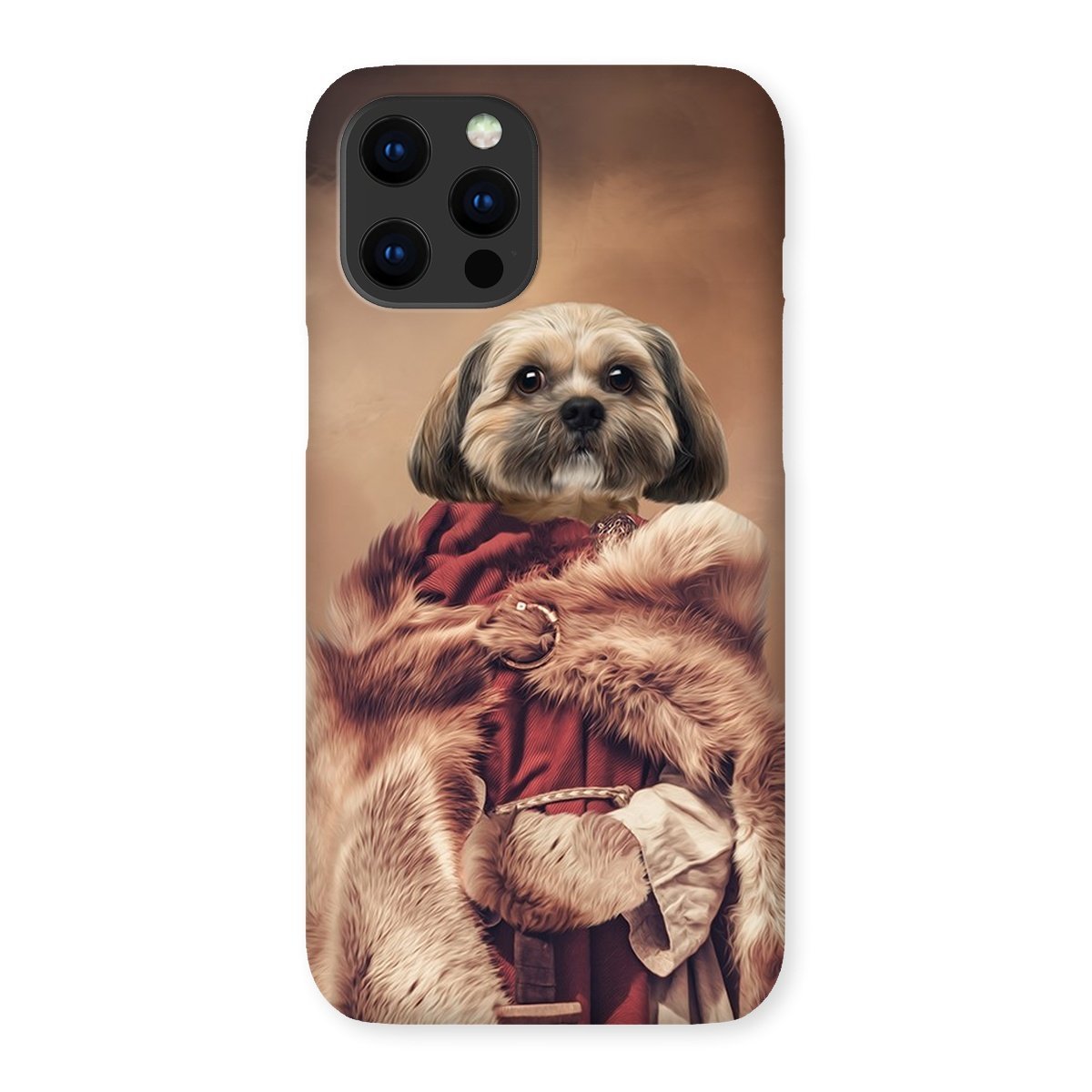 The She Viking: Custom Pet Phone Case - Paw & Glory - Dog Portraits - Pet Portraits