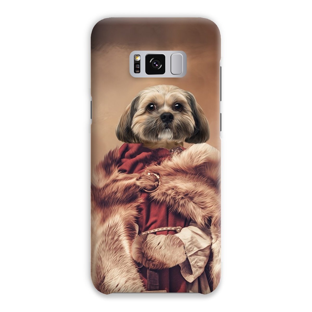 The She Viking: Custom Pet Phone Case - Paw & Glory - Dog Portraits - Pet Portraits