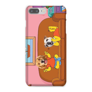 The Simpsons (Bart and Lisa): Custom Pet Phone Case - Paw & Glory - Dog Portraits - Pet Portraits