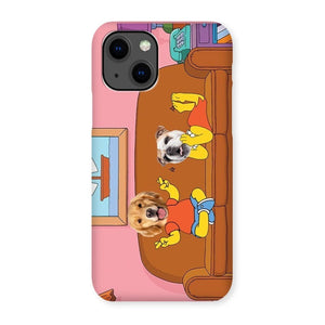 The Simpsons (Bart and Lisa): Custom Pet Phone Case - Paw & Glory - Dog Portraits - Pet Portraits