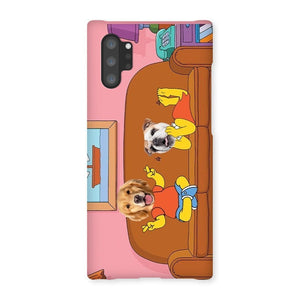 The Simpsons (Bart and Lisa): Custom Pet Phone Case - Paw & Glory - Dog Portraits - Pet Portraits