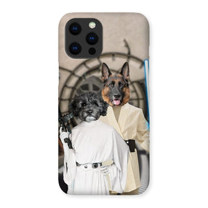 The Skywalker Siblings (Star Wars Inspired): Custom Pet Phone Case - Paw & Glory - Dog Portraits - Pet Portraits