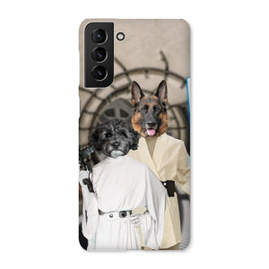 The Skywalker Siblings (Star Wars Inspired): Custom Pet Phone Case - Paw & Glory - Dog Portraits - Pet Portraits