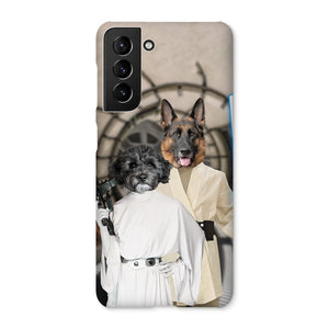 The Skywalker Siblings (Star Wars Inspired): Custom Pet Phone Case - Paw & Glory - Dog Portraits - Pet Portraits