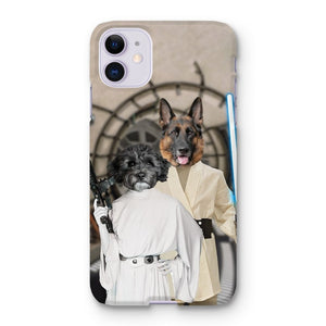 The Skywalker Siblings (Star Wars Inspired): Custom Pet Phone Case - Paw & Glory - Dog Portraits - Pet Portraits