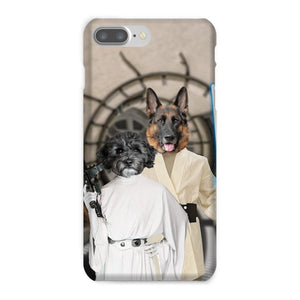 The Skywalker Siblings (Star Wars Inspired): Custom Pet Phone Case - Paw & Glory - Dog Portraits - Pet Portraits