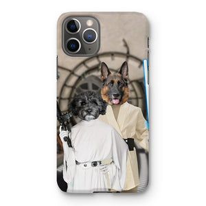 The Skywalker Siblings (Star Wars Inspired): Custom Pet Phone Case - Paw & Glory - Dog Portraits - Pet Portraits