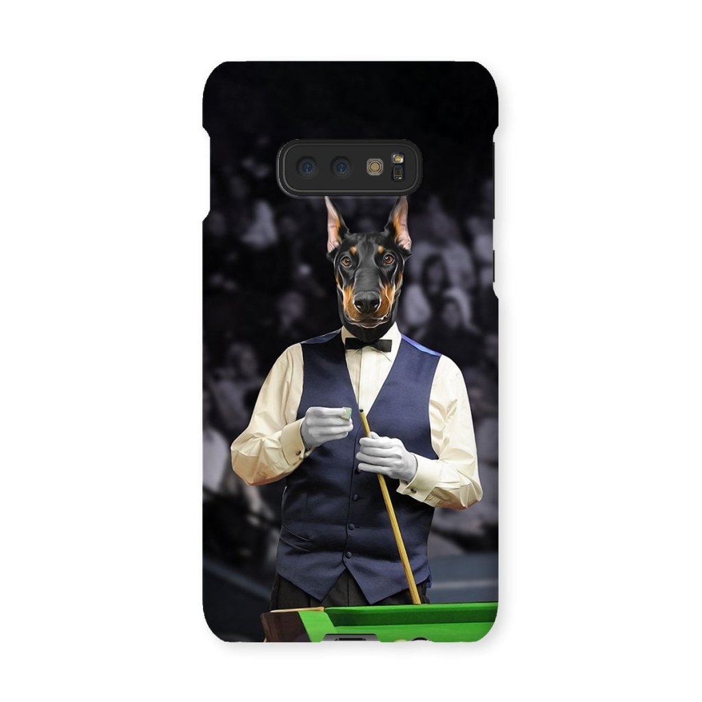 The Snooker Player: Custom Pet Phone Case - Paw & Glory - Dog Portraits - Pet Portraits