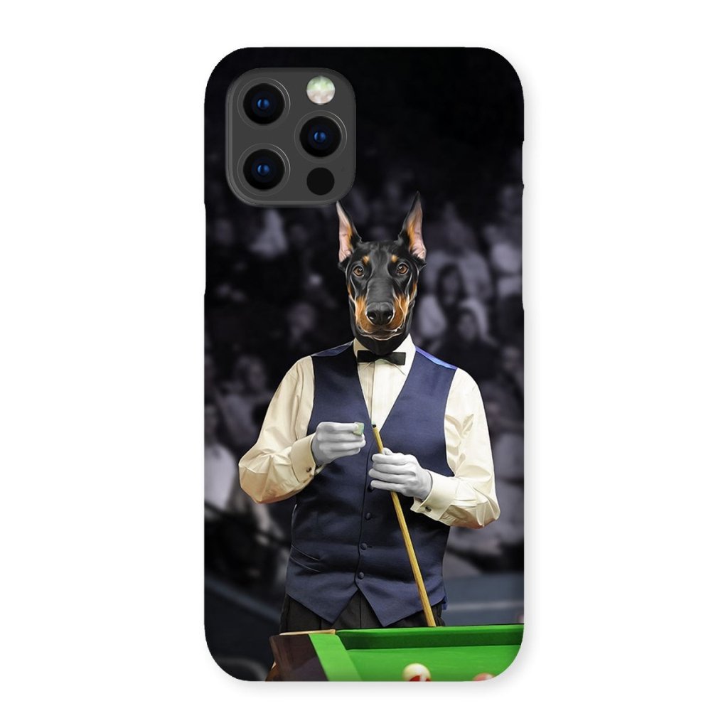 The Snooker Player: Custom Pet Phone Case - Paw & Glory - Dog Portraits - Pet Portraits