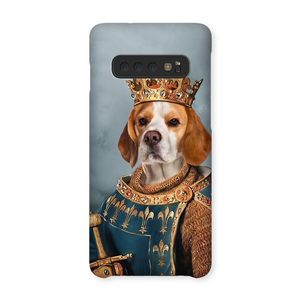 The Sovereign: Custom Pet Phone Case - Paw & Glory - Dog Portraits - Pet Portraits