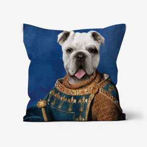 The Sovereign: Custom Pet Pillow - Paw & Glory - Dog Portraits - Pet Portraits