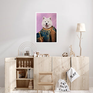 The Sovereign: Custom Pet Poster - Paw & Glory - Dog Portraits - Pet Portraits